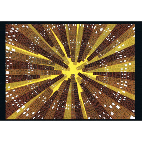 Carte postale "Urban Spiral" par Meln Carte postale "Urban Spiral" par Meln