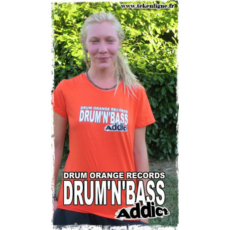 T-shirt Femme Drum Orange L T-shirt Femme Drum Orange L