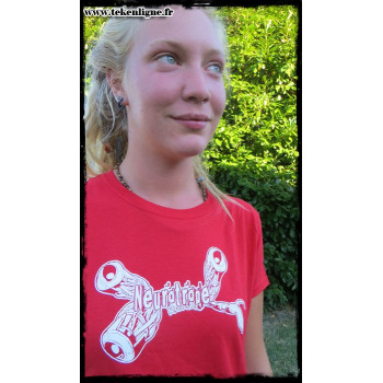 T-shirt Femme Neurotrope Face Rouge L