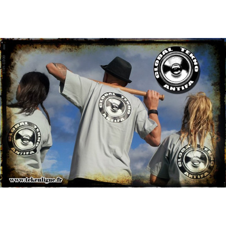 T-shirt Global Tekno Antifa T-shirt Global Tekno Antifa