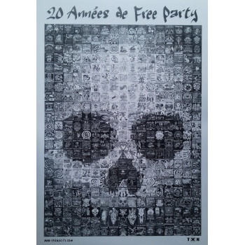 Poster "20 années de free party Teknocif"