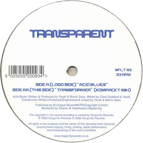 Dragonfly records BFLT 93 Dragonfly records BFLT 93