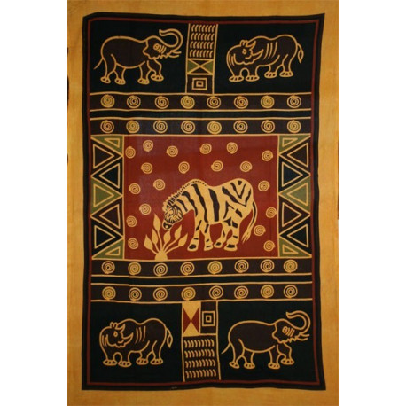 Tenture animaux d'afrique Tenture animaux d'afrique