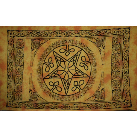 Tenture celtique cercle tribal Tenture celtique cercle tribal