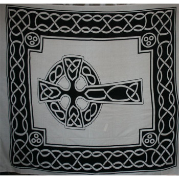 Tenture croix celtique