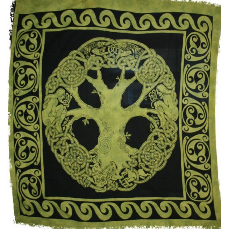 Tenture arbre celtique grand format Tenture arbre celtique grand format