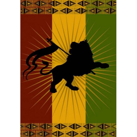 Tenture LION DRAPEAU Tenture LION DRAPEAU