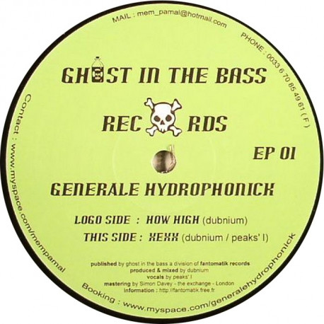 Ghost In The Bass Records 01 Ghost In The Bass Records 01